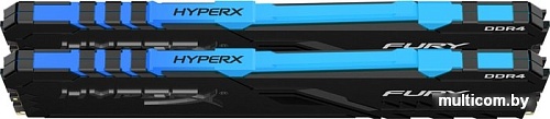Оперативная память HyperX Fury RGB 2x16GB DDR4 PC4-25600 HX432C16FB3AK2/32