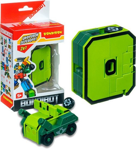 Трансформер Bondibon Bondibot Цифра 0 ВВ4348