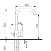 Смеситель MAUNFELD MFQT-19B (черный)