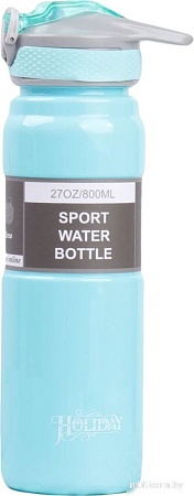 Бутылка для воды Sundays Holiday (0.8л, голубой)