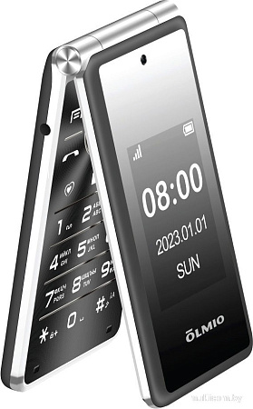 Кнопочный телефон Olmio F50 (черный)
