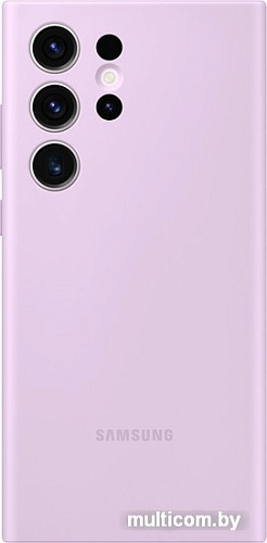 Чехол для телефона Samsung Silicone Case S23 Ultra (лиловый)