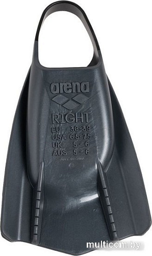 Ласты ARENA Powerfin Pro Ii 006151 100 (р. 44-45, черный)