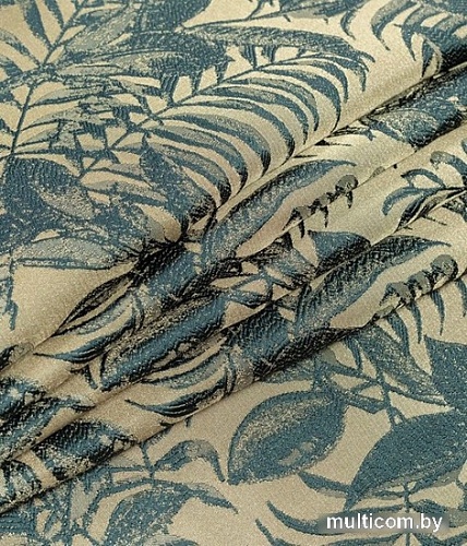 Штора Legrand Тропик 1.5x2.8 58120718 (изумрудный/золотой)