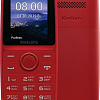 Мобильный телефон Philips Xenium E109 (красный)