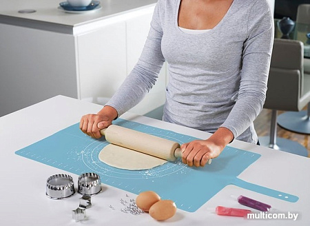 Силиконовый коврик Joseph Joseph Roll-Up 20097 (голубой)