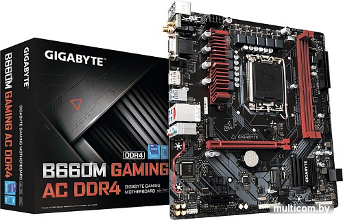 Материнская плата Gigabyte B660M Gaming AC DDR4 (rev. 1.x)