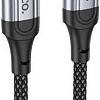 Кабель Hoco X102 USB Type-C - Lightning (1 м, черный)