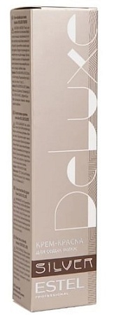 Крем-краска для волос Estel De Luxe Silver 4/71 (шатен коричнево-пепельный)