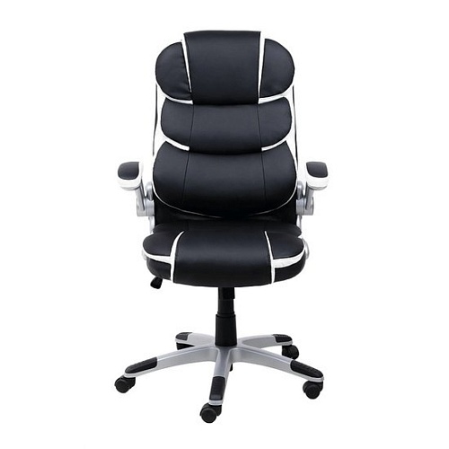 Кресло AksHome Antony Eco (черный/белый)