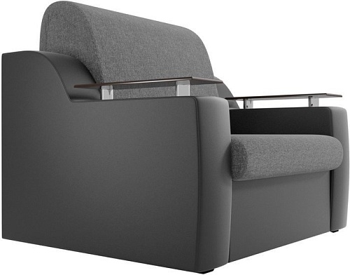 Кресло Лига диванов Сенатор 100703 60 см (серый/черный)