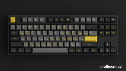 Клавиатура Akko 5087S Black & Gold (Akko Cream Yellow V3)