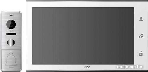 Комплект видеодомофона CTV DP4105AHD (белый)
