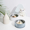 Миска Furrytail Antibacterial Stainless Steel Cat Bowl (белый)