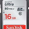 Карта памяти SanDisk SDHC (Class 10) 16GB [SDSDUNC-016G-GN6IN]