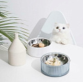 Миска Furrytail Antibacterial Stainless Steel Cat Bowl (белый)