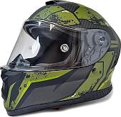 Мотошлем AIM RH365 365-013-XL (XL, Carbon Renault Green)