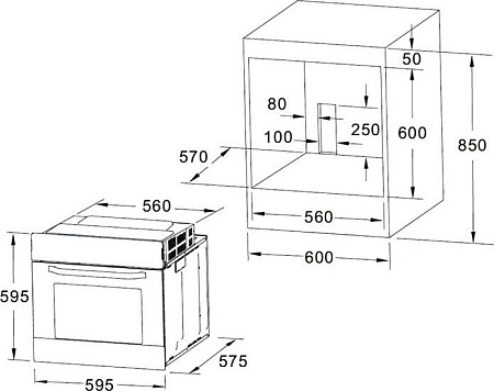 Духовой шкаф Akpo PEA 7009 SED05 BL CRT