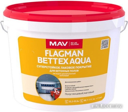 Лак Ticiana Bettex Aqua 3 л (бесцветный матовый)