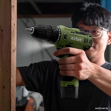 Дрель-шуруповерт Kitfort KT-6503 (1-им АКБ)