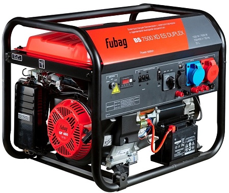Бензиновый генератор Fubag BS 7500 XD ES DUPLEX