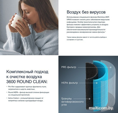 HEPA-фильтр Electrolux FAP-2075 Anti Virus Hepa