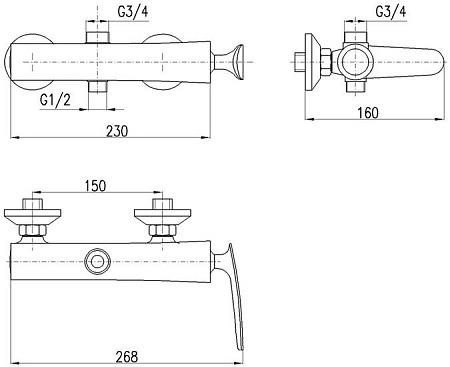 Смеситель Slezak RAV Тигрис TG182.5