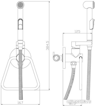Смеситель Rossinka Silvermix X25-55