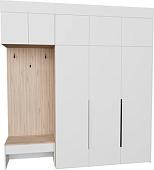 Стенка Рэйгрупп Рэй P245-B7-1-EB В7-1 (дуб элисон/белый премиум)