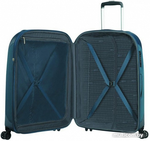 Чемодан-спиннер American Tourister Skyglider Navy Blue 55 см