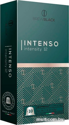Кофе в капсулах BrewBlack Intenso 10 шт