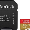 Карта памяти SanDisk Extreme SDSQXA1-512G-GN6MA 512GB (с адаптером)