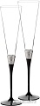 Набор бокалов для шампанского Wedgwood Vera Wang With Love Noir Silver 55080606411