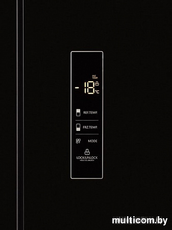 Четырёхдверный холодильник Midea MRC518SFNGBL