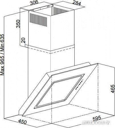 Кухонная вытяжка Simfer 8651 SM