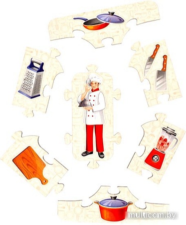 Мозаика/пазл WoodLand Toys Ассоциации. Профессии 147301