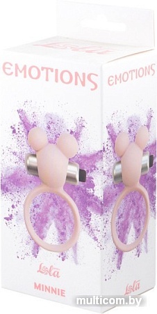 Виброкольцо Lola Games Emotions Minnie 4005-02Lola (розовый)