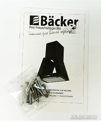 Кухонная вытяжка Backer BH60-F1K-BK