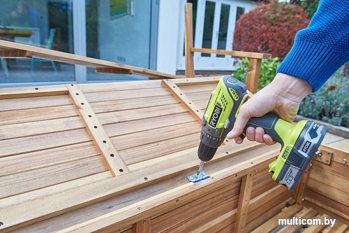 Ударный шуруповерт Ryobi R18PD2-220S 5133004459 (с 2-мя АКБ, сумка)