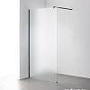 Душевая стенка Saniteco Walk-In SN-W6MB120 (120x200, матовое стекло, черный профиль)