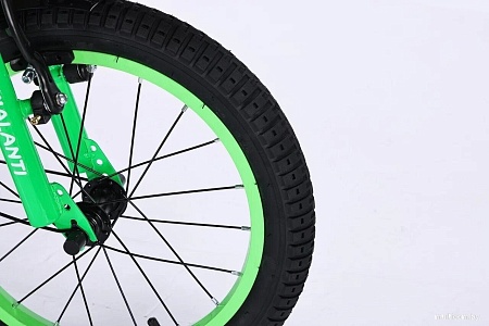 Детский велосипед Nialanti Spike 20 2025 (черный/зеленый)