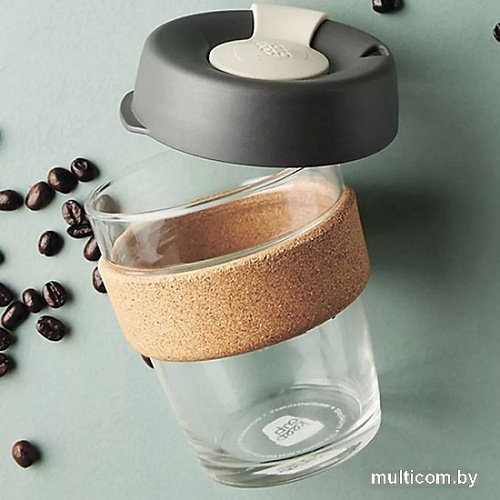 Многоразовый стакан KeepCup Brew Cork M Eventide 340мл (бирюзовый)
