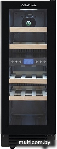 Винный шкаф Cellar Private CP017-2TBH со скрытой ручкой