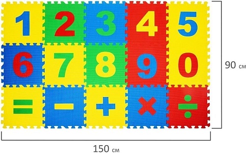 Коврик-пазл Юнландия Учим цифры 664659