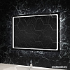 Пекам Зеркало LED Sandi-80x60dpcl (взмах руки/подогрев/часы)