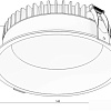 Точечный светильник Byled CRATER-RN-BL-15-WW (теплый белый)