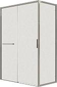 Душевой уголок Grossman Style 120x80x195 120.K33.05.1280.10.02 (хром/стекло шиншилла)
