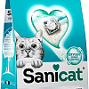 Наполнитель для туалета Sanicat Clumping White Rose 8л