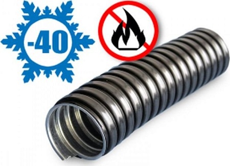 Металлорукав ЗЭТА МРПИ НГ 12 zeta42234 (50 м, черный)