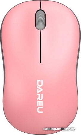 Мышь Dareu LM106G (розовый/серый)